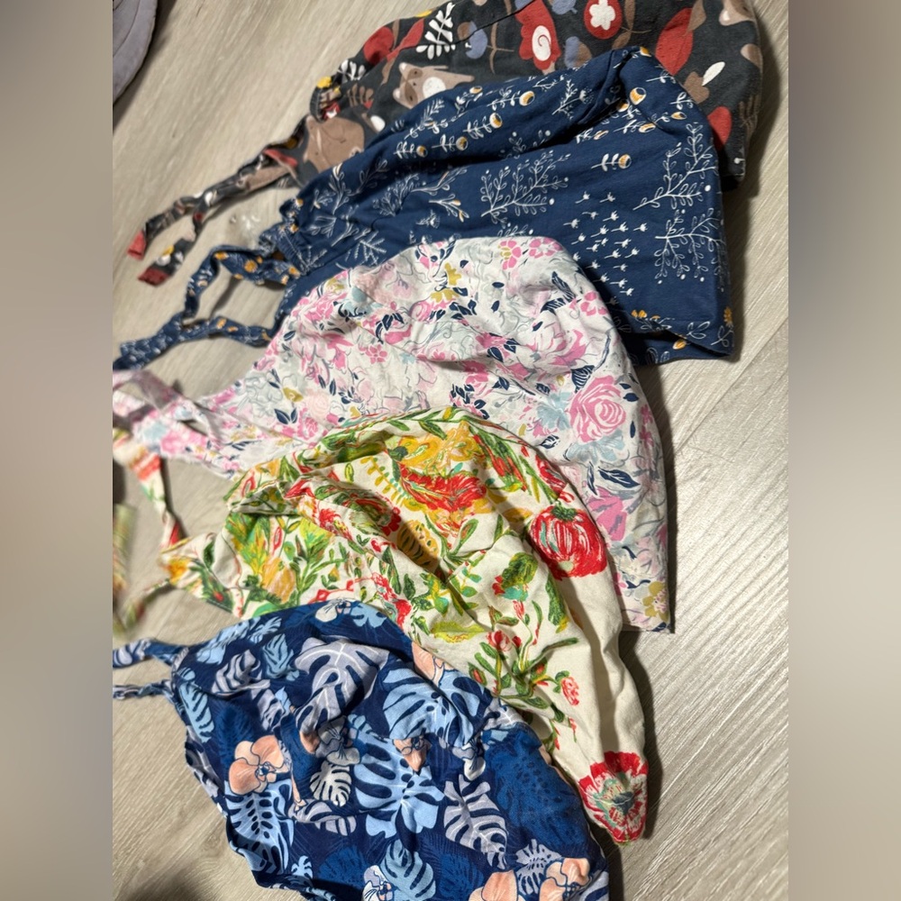 Colorful Patterned Scrub Caps - Picture 2 of 4
